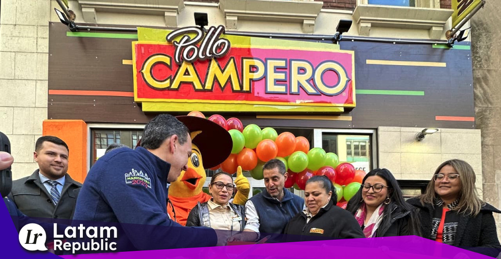 Pollo Campero store in Manhattan, New York.
