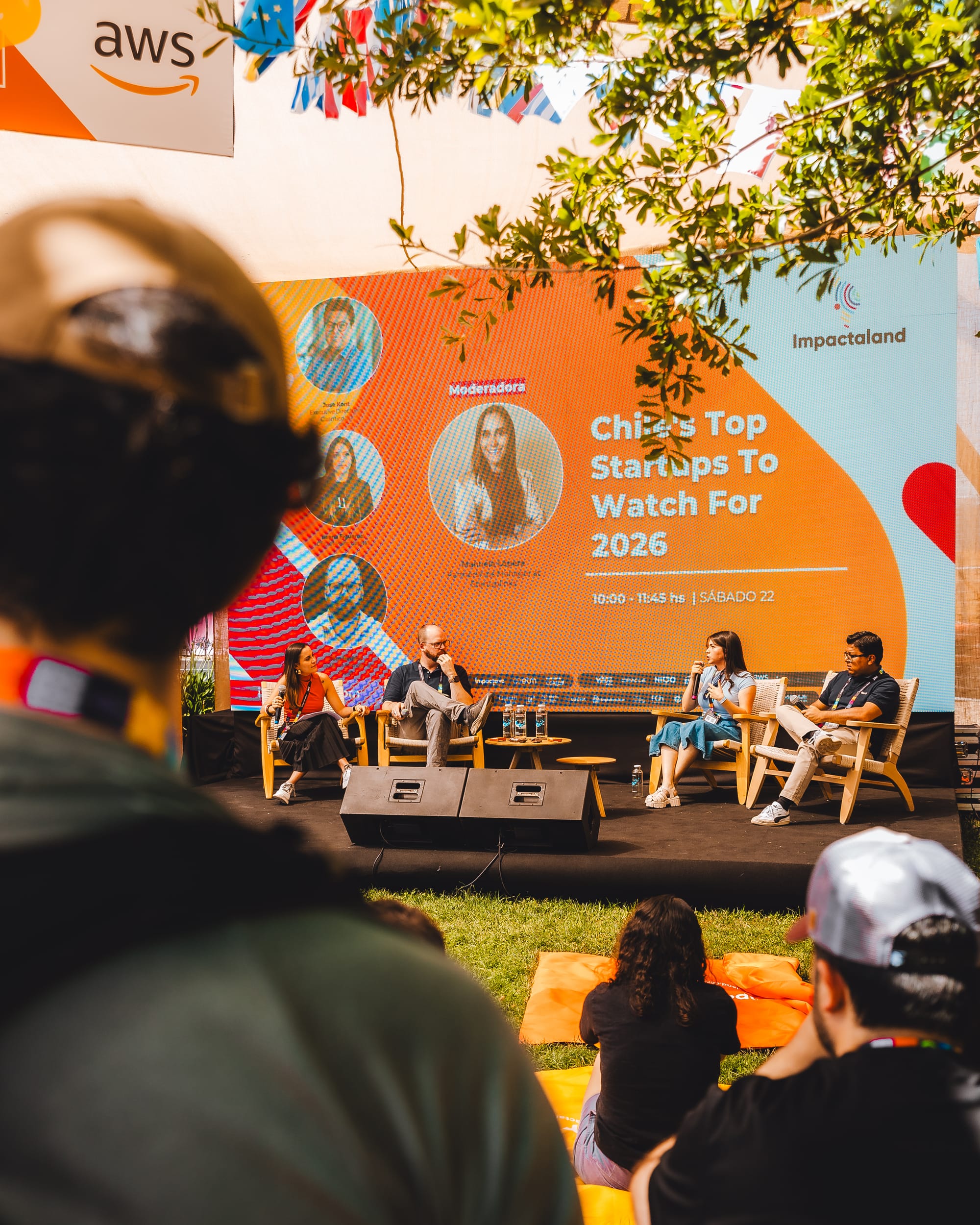 Chile's Top Startups to Watch 2026 Panel at Impactaland. 