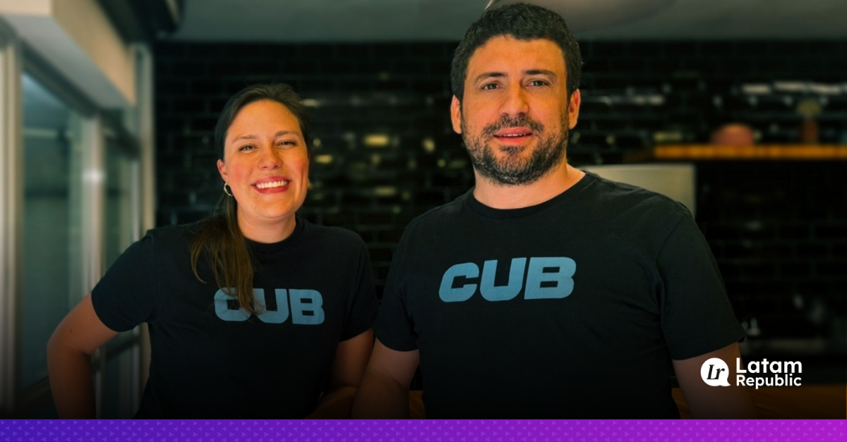 Thais Matoszko (COO) and Leonardo Gasparin (CEO), co-founders of CUB